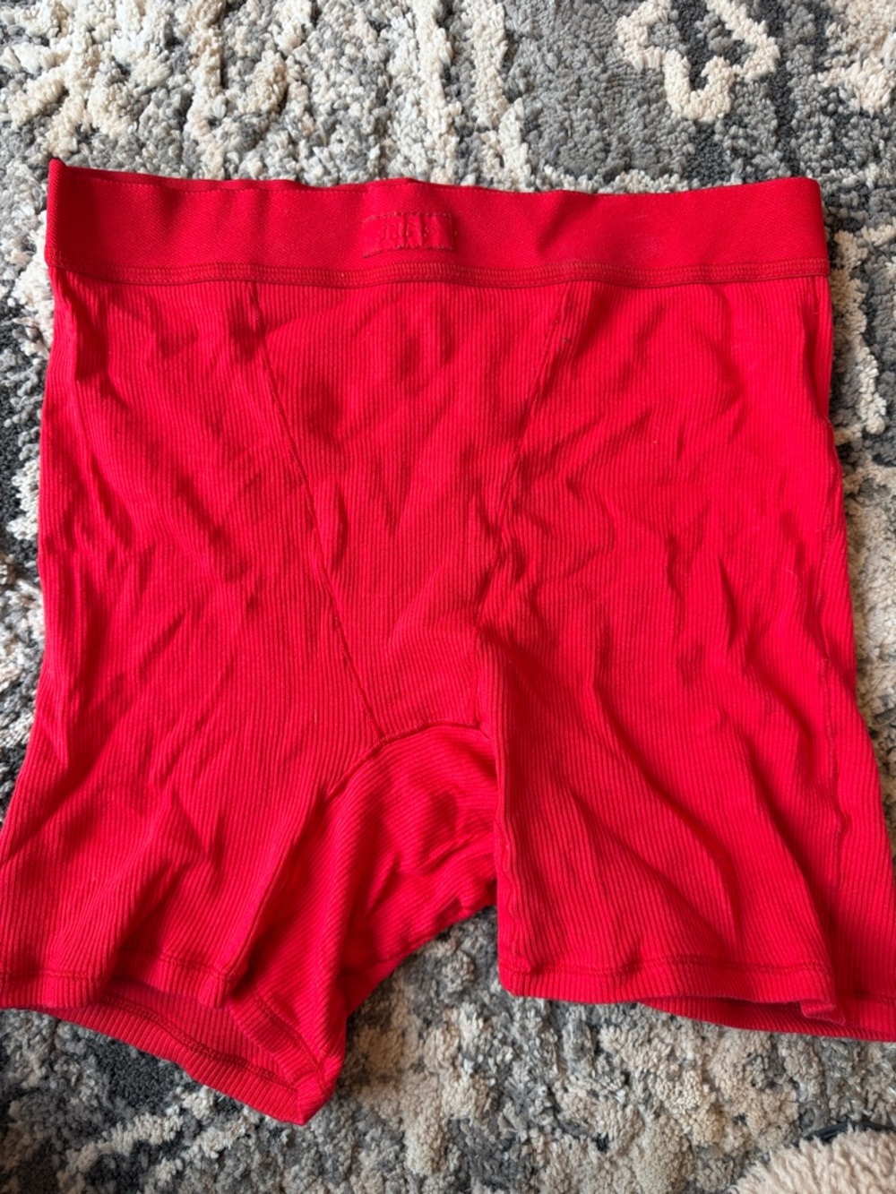SKIMS Ribbed Boxer Short - Picture 1 of 3